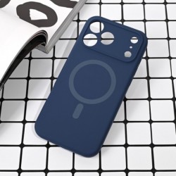 Futrola za iPhone 17 Pro Max leđa MagSafe Pure color - plava