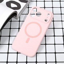 Futrola za iPhone 17 Pro Max leđa MagSafe Pure color - roza