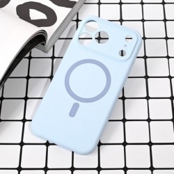 Futrola za iPhone 17 Pro Max leđa MagSafe Pure color - svetlo plava