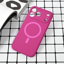 Futrola za iPhone 17 Pro Max leđa MagSafe Pure color - tamno pink