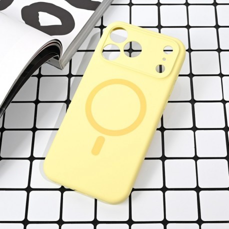 Futrola za iPhone 17 Pro Max leđa MagSafe Pure color - žuta