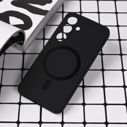 Futrola za Samsung Galaxy S25 leđa MagSafe Pure color - crna