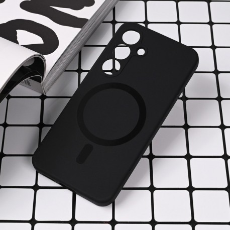 Futrola za Samsung Galaxy S25 leđa MagSafe Pure color - crna