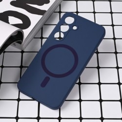Futrola za Samsung Galaxy S25 leđa MagSafe Pure color - teget