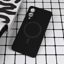 Futrola za Samsung Galaxy S25 Edge leđa MagSafe Pure color - crna