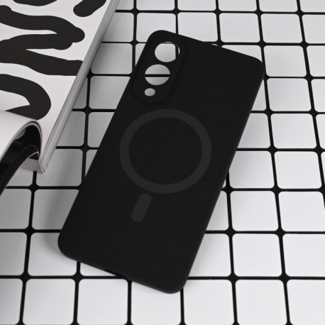 Futrola za Samsung Galaxy S25 Edge leđa MagSafe Pure color - crna