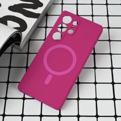 Futrola za Samsung Galaxy S25 Ultra leđa MagSafe Pure color - tamno pink