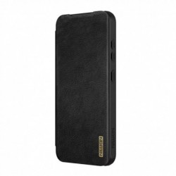 Futrola za Samsung Galaxy S25 Plus preklop bez magneta bez prozora Nillkin Qin Leather Pro - crna