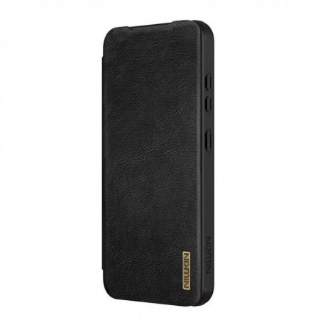 Futrola za Samsung Galaxy S25 Plus preklop bez magneta bez prozora Nillkin Qin Leather Pro - crna