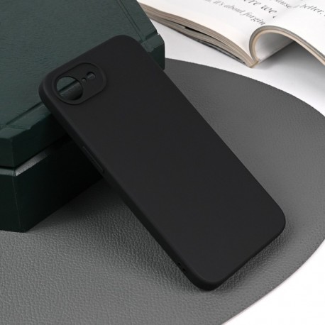 Futrola za iPhone 16e leđa silikon Skin - mat crna