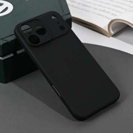 Futrola za iPhone 17 Pro Max leđa silikon Skin - mat crna