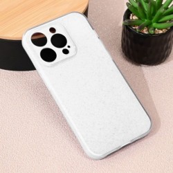 Futrola za iPhone 14 Pro leđa Sparkle dust - bela