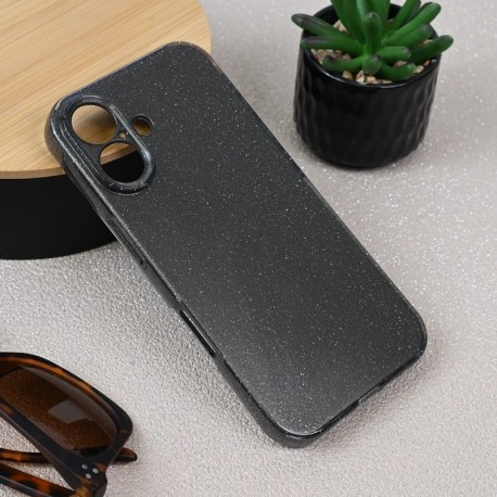Futrola za iPhone 16 leđa Sparkle dust - siva