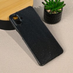 Futrola za Samsung Galaxy A07 leđa Sparkle dust - crna