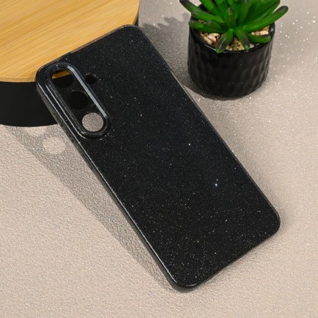 Futrola za Samsung Galaxy S25 FE leđa Sparkle dust - crna