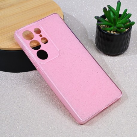 Futrola za Samsung Galaxy S25 Ultra leđa Sparkle dust - roza
