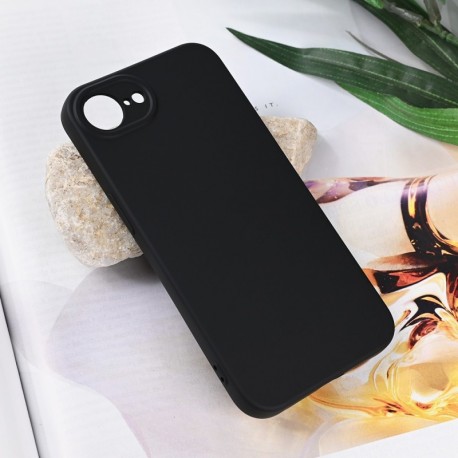 Futrola za iPhone 16e leđa Soft velvet - crna