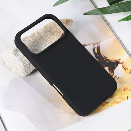 Futrola za iPhone 17 Pro leđa Soft velvet - crna