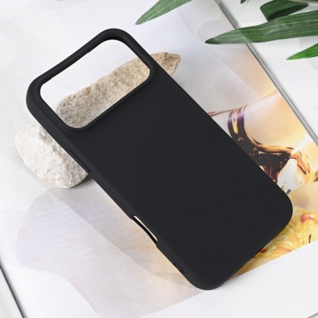 Futrola za iPhone 17 Pro Max leđa Soft velvet - crna