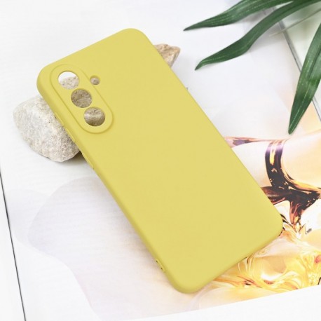 Futrola za Samsung Galaxy A56 leđa Soft velvet - žuta