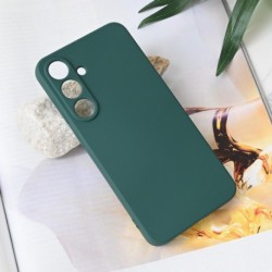 Futrola za Samsung Galaxy S25 Plus leđa Soft velvet - tamno zelena