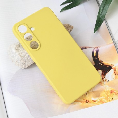 Futrola za Samsung Galaxy S25 Plus leđa Soft velvet - žuta