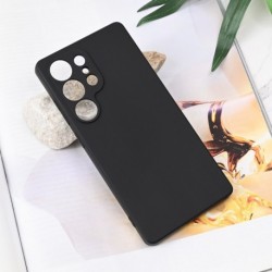 Futrola za Samsung Galaxy S25 Ultra leđa Soft velvet - crna