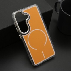 Futrola za Samsung Galaxy S26 leđa MagSafe classic look - narandžasta