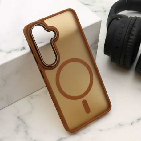 Futrola za Samsung Galaxy S26 leđa MagSafe color look - braon