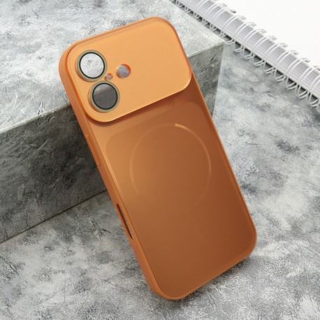 Futrola za iPhone 17 leđa Color metal MagSafe II - narandžasta