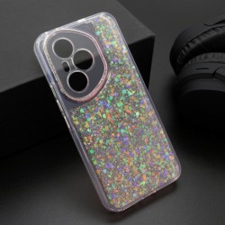 Futrola za Huawei Honor 400 Pro leđa Crystal glow - roza