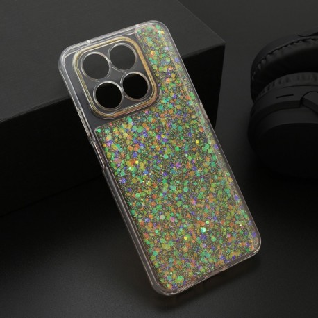 Futrola za Huawei Honor X7d/4G/400 Smart 4G leđa Crystal glow - narandžasta