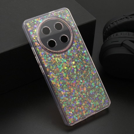 Futrola za Huawei Honor Magic 7 Lite/X9c/X60 Pro leđa Crystal glow - roza