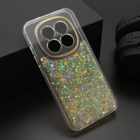 Futrola za Xiaomi Redmi Note 15 Pro leđa Crystal glow - narandžasta