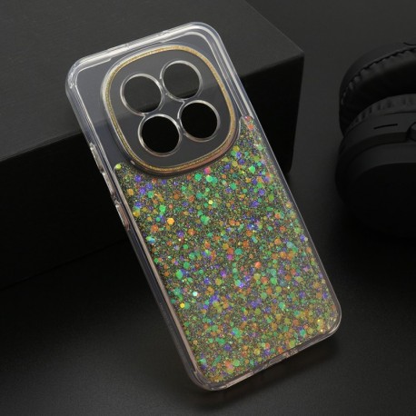 Futrola za Xiaomi Redmi Note 15 Pro Plus leđa Crystal glow - narandžasta