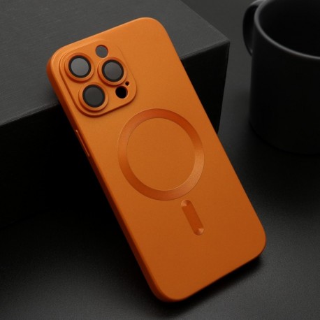 Futrola za iPhone 14 Pro Max leđa Elegant magsafe - narandžasta