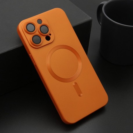 Futrola za iPhone 15 Pro Max leđa Elegant magsafe - narandžasta