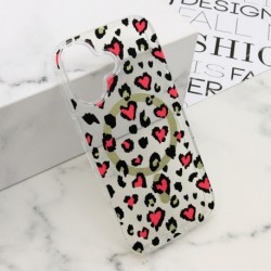 Futrola za iPhone 17 leđa Leopard MagSafe - roza