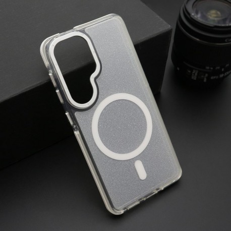 Futrola za Samsung Galaxy S26 leđa Magsafe sparkling look - bela