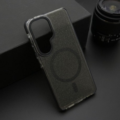 Futrola za Samsung Galaxy S26 leđa Magsafe sparkling look - crna