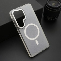 Futrola za Samsung Galaxy S26 Ultra leđa Magsafe sparkling look - bela