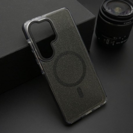Futrola za Samsung Galaxy S26 Ultra leđa Magsafe sparkling look - crna