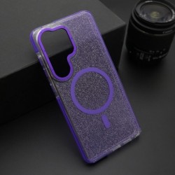 Futrola za Samsung Galaxy S26 Ultra leđa Magsafe sparkling look - ljubičasta