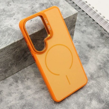 Futrola za Samsung Galaxy S26 leđa Magsafe stylish look - narandžasta