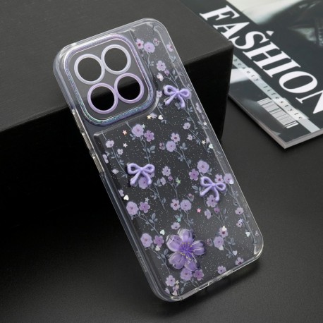 Futrola za Huawei Honor X8c leđa Whisper - ljubičasta