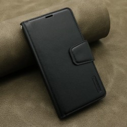 Futrola za Huawei Honor 600 preklop sa magnetom bez prozora Hanman - crna