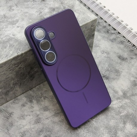 Futrola za Samsung Galaxy S26 leđa Color metal MagSafe - ljubičasta