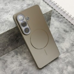 Futrola za Samsung Galaxy S26 leđa Color metal MagSafe - srebrna
