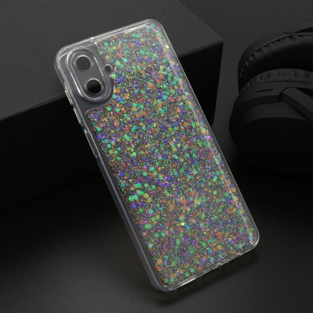 Futrola za Samsung Galaxy A07 leđa Crystal glow - srebrna