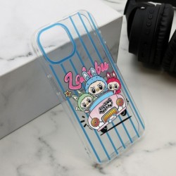 Futrola za iPhone 15 leđa Print Labubu - plava